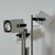 Floor Lamp with 3 Cubic Spotlights in Chromed Steel by Pat Hoffman for Lucitalia, 1970s For Sale - Image 9 of 16