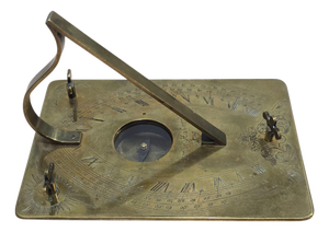 Horizontal Bronze Sundial after Erasmus Habermel, 1800