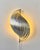 Vintage Metal Wall Lights by Henri Mathieu, France, 1970, Set of 2 For Sale - Image 4 of 9