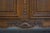 Maison Gouffe Vintage French Oak 4 Door Marble Top Console For Sale - Image 12 of 18