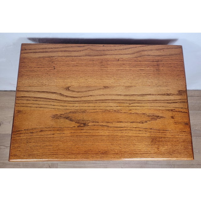 1980s Vintage Chest of Drawers with Oak Country Ring Handles, 1980 For Sale - Image 5 of 14