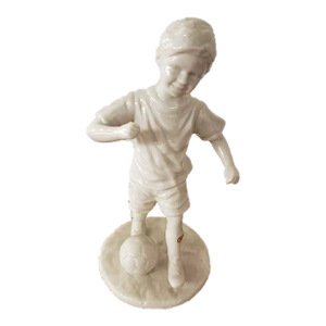 1995 Lenox China Jewels Collection Sure Shot Soccer Figurine, Made in Usa