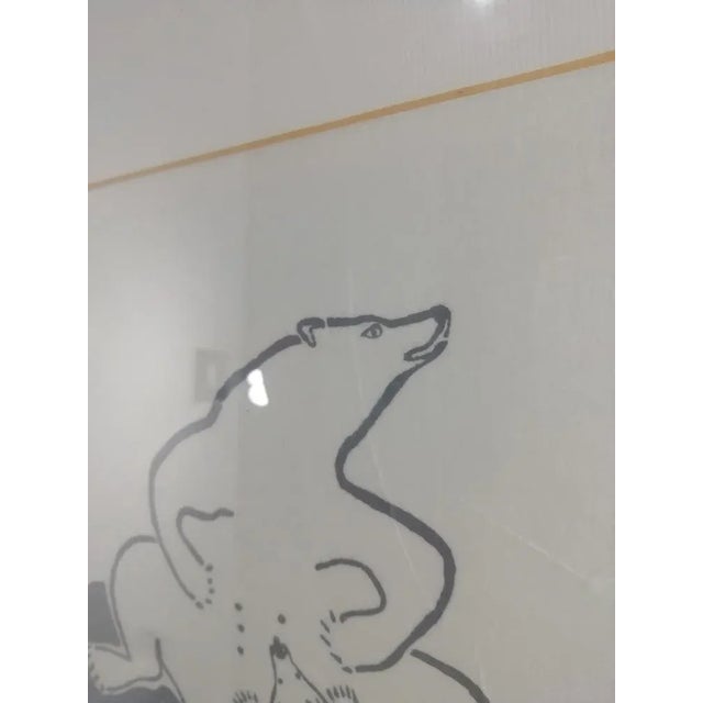 Lucassie Qumaluk, Motherhood, Woodcut, 1970s For Sale - Image 9 of 10