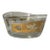 Vintage Leaf Pattern Gold Trimmed Bowl For Sale