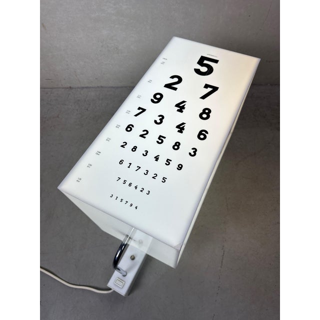 1980s Vintage Illuminated Reading Test for Ophthalmologists, 1980s For Sale - Image 5 of 13