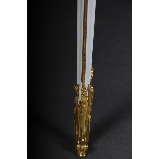 Wood 20th Century Louis XV White Writing Desk For Sale - Image 7 of 18