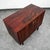 1960s Mid Century Modern Compact Credenza Cabinet Entry 2 Door Rosewood MCM Vintage For Sale - Image 5 of 11