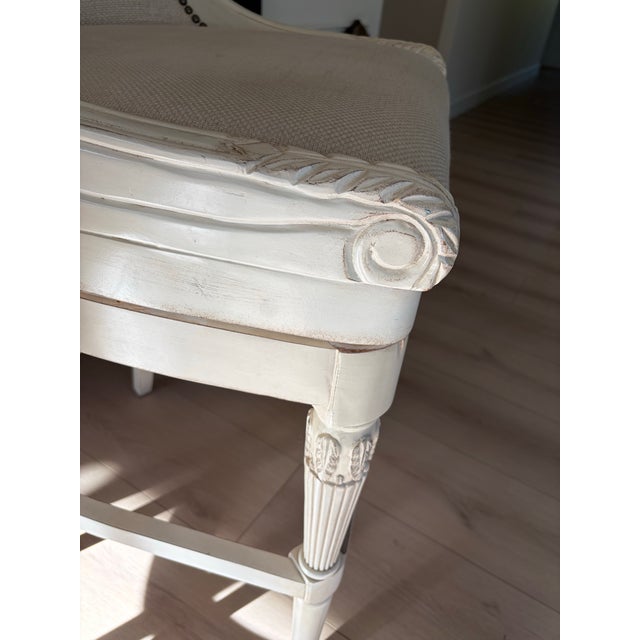 Front Gate Upholstred Swivel Bar Stools Set of 2 For Sale In Palm Springs - Image 6 of 12