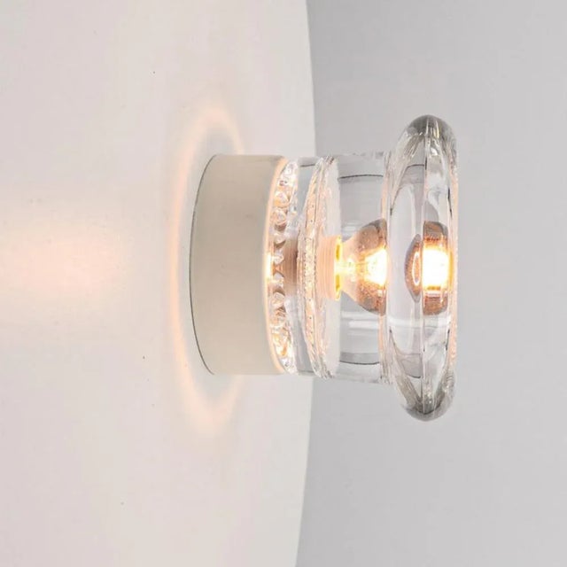 Glass Wall Sconce attributed to Cosack Leuchten, 1970s For Sale - Image 9 of 16
