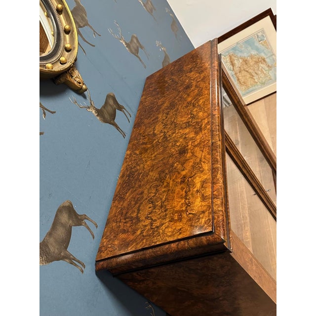 Small Antique Bookcase in Walnut, 1890s For Sale - Image 14 of 17