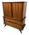 Mid-Century Modern Walnut Highboy Dresser For Sale