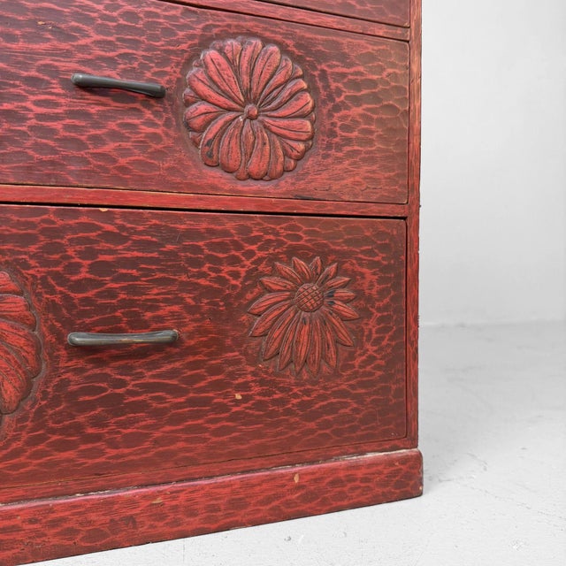 1920s Vintage Japanese Drawer Cabinet, 1920 For Sale - Image 5 of 12