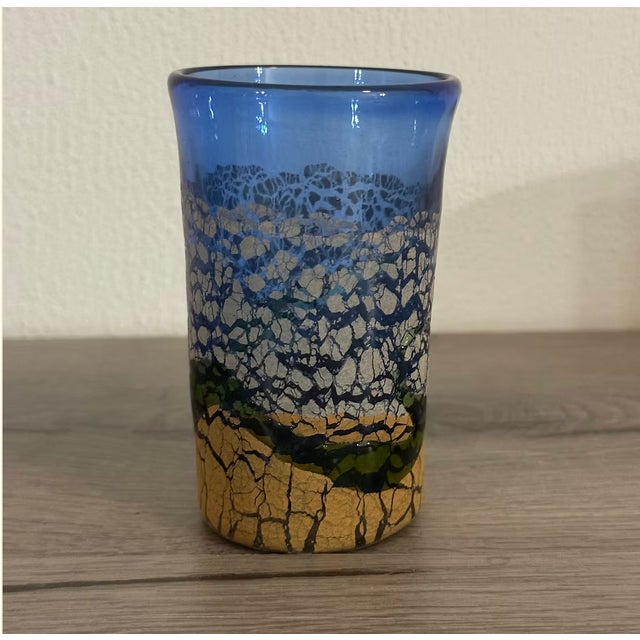 Ryukyu Glasses by Inamine Kiln, Set of 2 For Sale - Image 4 of 10