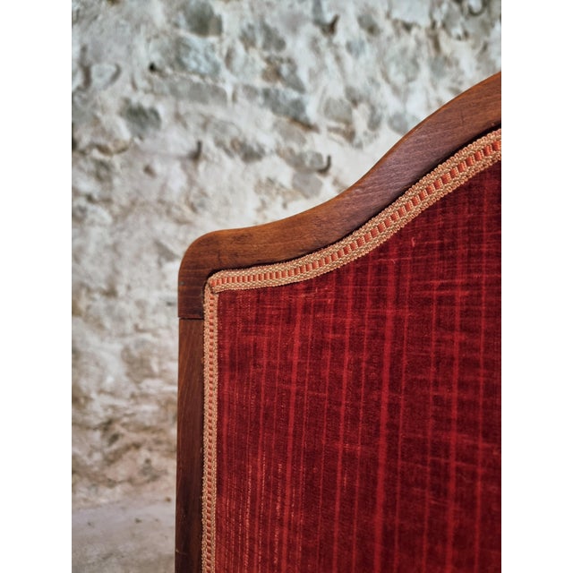 Brown Antique Louis XV French Adjustable Beechwood Frame Daybed, 1920s For Sale - Image 8 of 18