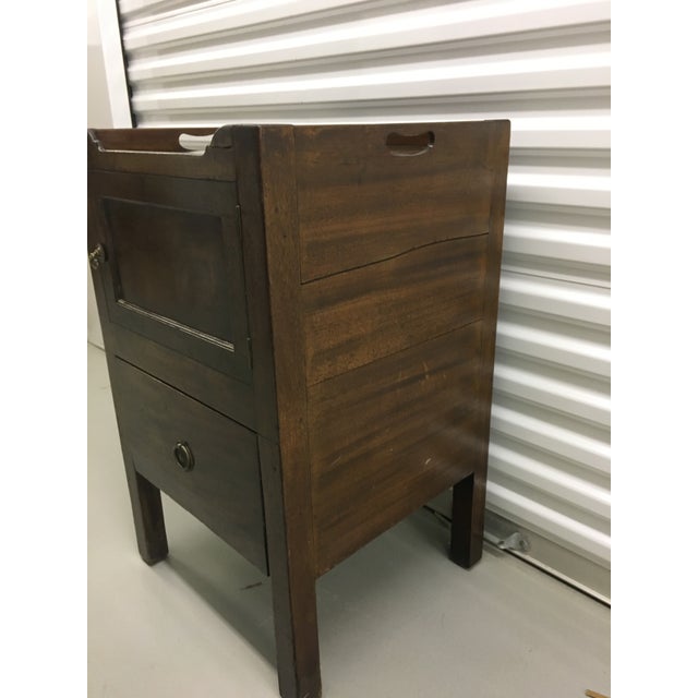 Antique Traditional Tray Top Bedside Table Chairish