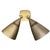 Pair 1960s Stonco Award Series Outdoor Bullet Lights Cast Aluminum Antique Gold Crackle Finish Nos For Sale - Image 14 of 18