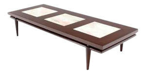Widdicomb Floating Marble Insert Top Coffee Table