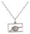 Antique Art Deco Platinum Military Pendant — Diamond and Ruby For Sale
