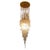 Metal Murano Glass Eclipse Cascade Chandelier from Mazzega, 1970 For Sale - Image 7 of 7