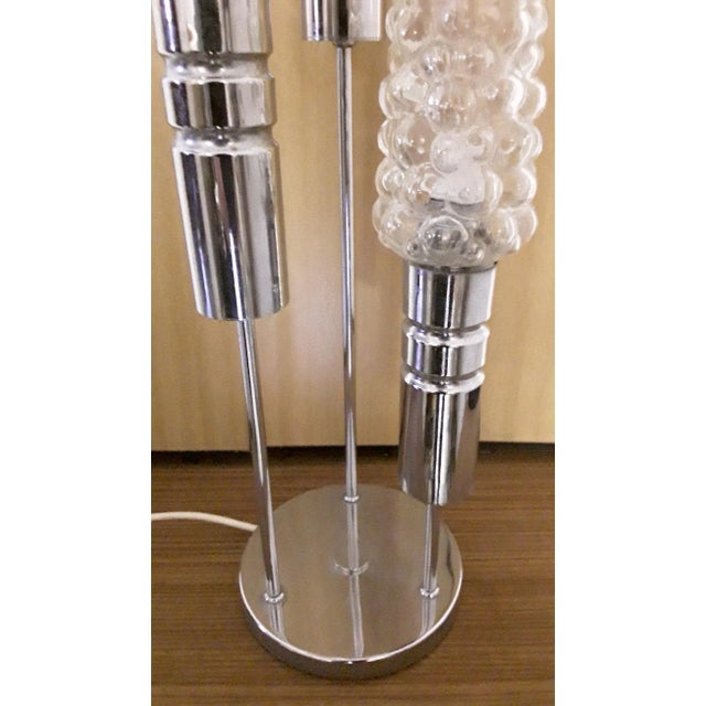 Cascade Table Lamp in Chromed Metal from Sölken Leuchten, 1970s For Sale - Image 3 of 8