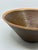 Vintage 1970's Copper Trim Wooden Salad Serving Bowl For Sale - Image 4 of 9