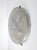 Metal Vintage Textured Glass and Brass Flush Mount from Hillebrand Leuchten, Germany, 1970s For Sale - Image 7 of 18