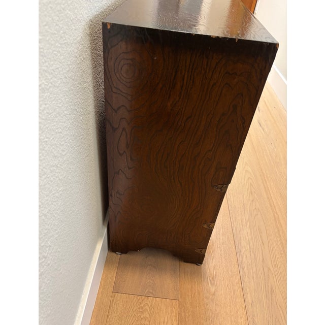 Wood Vintage Chinoiserie Small Chest/Side Table/Nightstand For Sale - Image 7 of 10