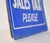 Vintage Don't Forget Sales Tax Please Cardboard Retail Wall Sign For Sale - Image 6 of 13