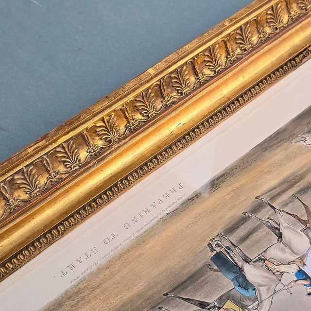 Henry Halken, Ascot Heat Preparing to Start, 1800s, Paper, Framed For Sale - Image 12 of 18