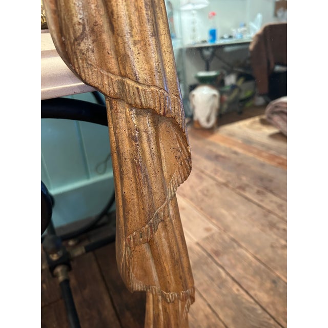 Art Nouveau Giltwood Swag Motif Large Mirrors For Sale - Image 4 of 18