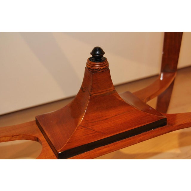 Biedermeier Cherry Veneer Gold-Leaf Center Table, Austria, 1820s For Sale - Image 10 of 18