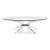 Vintage Lucite Glass Cocktail Coffee Table Hollywood Regency Postmodern 36” For Sale