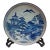 Chinese Ceramic Plate Blue and White Porcelain Plate Hand Painted Landscape Pattern For Sale