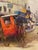 Brown Elias Laxa Well-Listed Philippine Artist Rare 1964 Street Scene Painting For Sale - Image 8 of 11