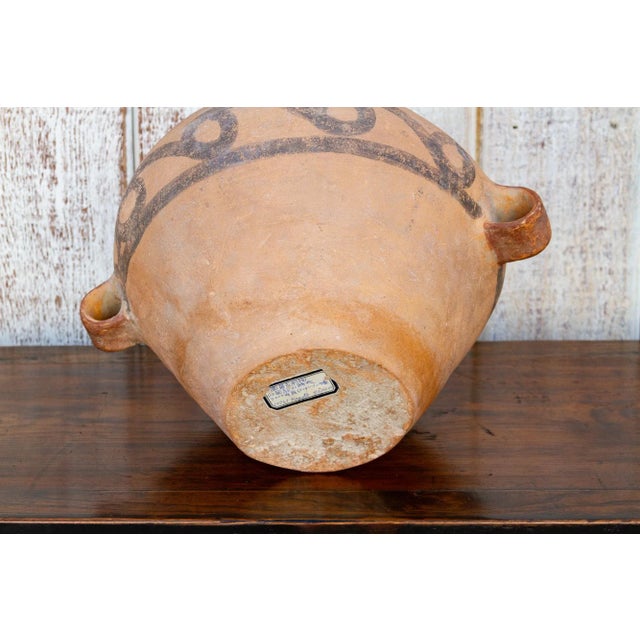 Ceramic Antique Decorated Earthenware Water Jug For Sale - Image 7 of 10