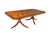 English Late 20th Century Handmade English Regency Style Walnut Burl Double Pedestal Banquet Dining Table 11' For Sale - Image 3 of 18