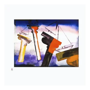 The Past Protecting the Future - Original Lithograph by Francesco Clemente -2008 2008