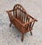 American Vintage American Style Turned Spindle Oak Magazine Rack For Sale - Image 3 of 7