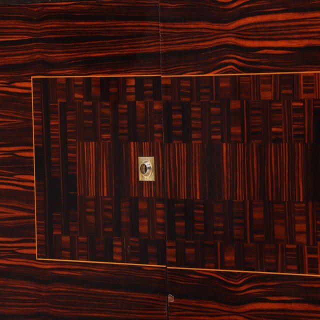 Mid-Century Modern French Mid-Century Macassar and Ebony Sideboard, C. 1955. For Sale - Image 3 of 11