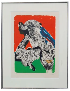 Asger Jorn, Failed Provocation, Lithograph, 1969