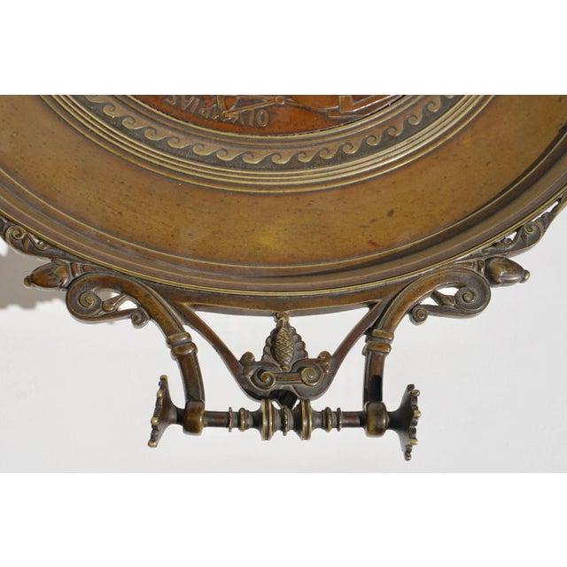 Late 19th Century Emile Louis Picault French Bronze Tazza Compote Vide Pouche For Sale - Image 5 of 9