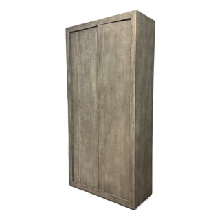 Nils Verhoeven for Restoration Hardware Reclaimed Oak Two-Door Cabinet For Sale