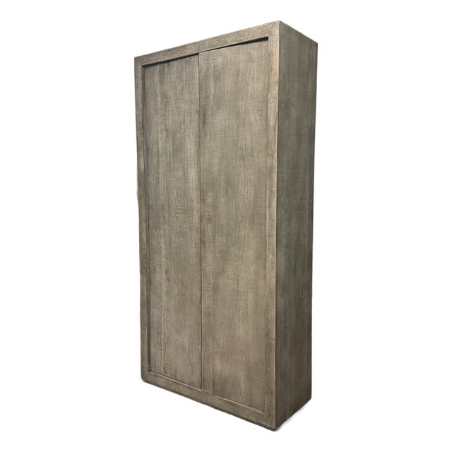 Nils Verhoeven for Restoration Hardware Reclaimed Oak Two-Door Cabinet For Sale