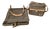 Vintage Hartmann Tweed & Leather 2-Piece Luggage Set - Garment & Companion Bag Excellent Condition For Sale