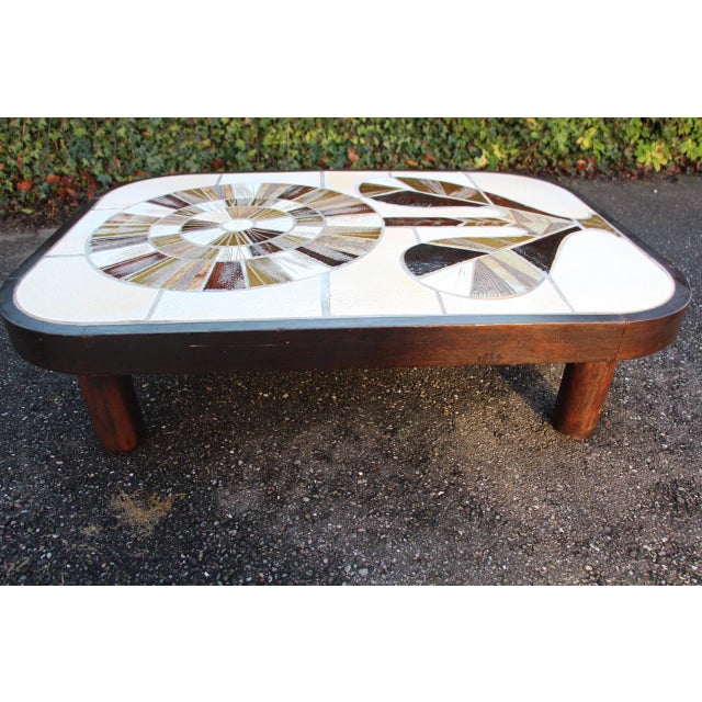 Fleur Coffee Table by Roger Capron, 1960s For Sale - Image 6 of 10