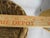 Rustic Vintage Wood Shave Natural Fiber Gathering Basket For Sale - Image 13 of 15