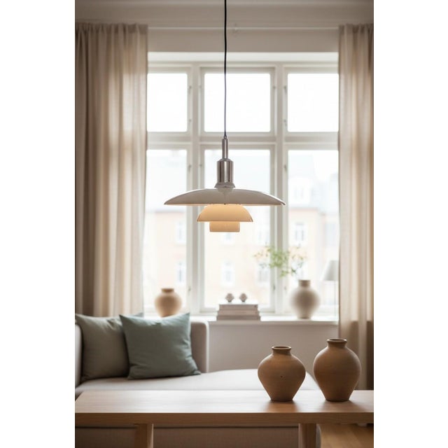 PH 3/2 Pendant in Opal Glass by Poul Henningsen for Louis Poulsen, 1970s For Sale - Image 6 of 18