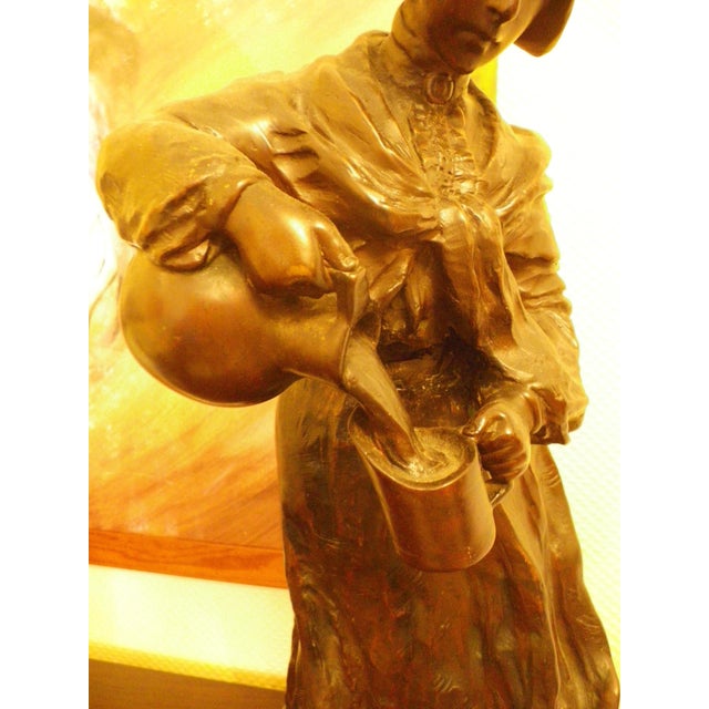 Large Sculpture of Water Carrier by Richard Aurili, Italy, 1800s-1900s For Sale - Image 16 of 17