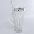 Transparent 1940s Silver Plate and Crystal Barware Cocktail Martini Pitcher with Stirrer Spoon For Sale - Image 8 of 17