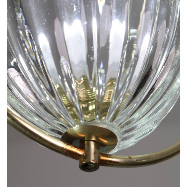 1950s Art Decò Barovier E Toso Pendant Light For Sale - Image 10 of 14